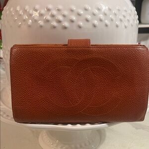 CHANEL Terracotta Leather Wallet